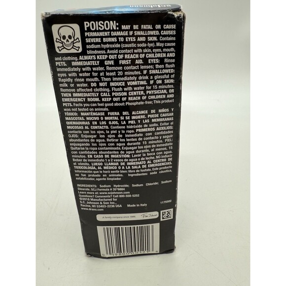 Pack of 2 Drano Kitchen Granules Drain Clog Remover & Cleaner Unclogs Grease Oil - Picture 11 of 11